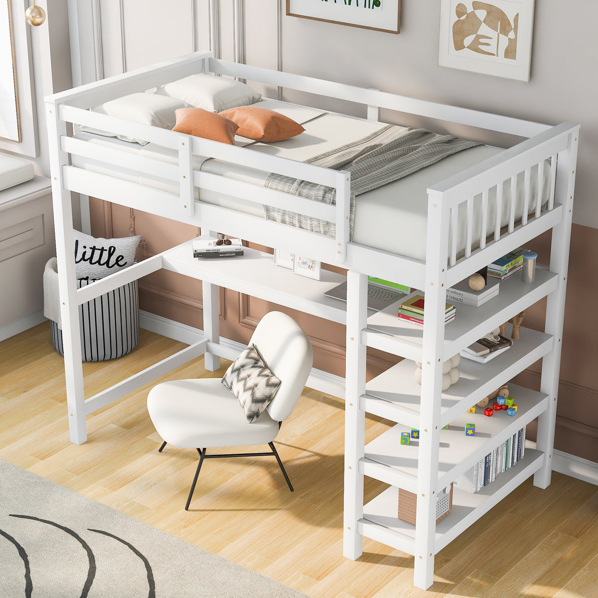 Twin Size Loft Bed