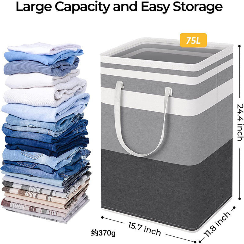 Collapsible Fabric Laundry Hamper Clothing Storage