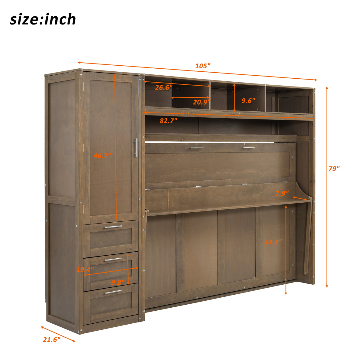 Full Size Murphy Bed