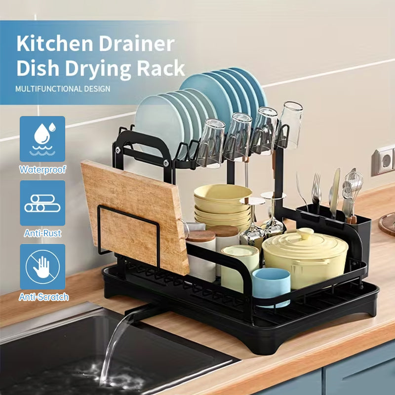 2-Tier Dish Drying Rack