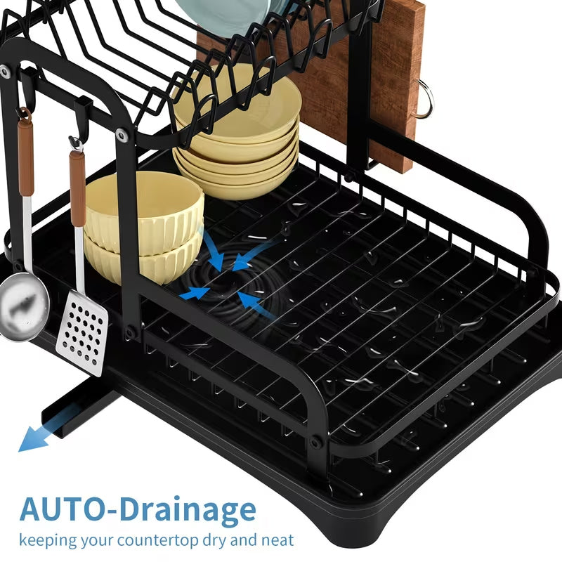 2-Tier Dish Drying Rack