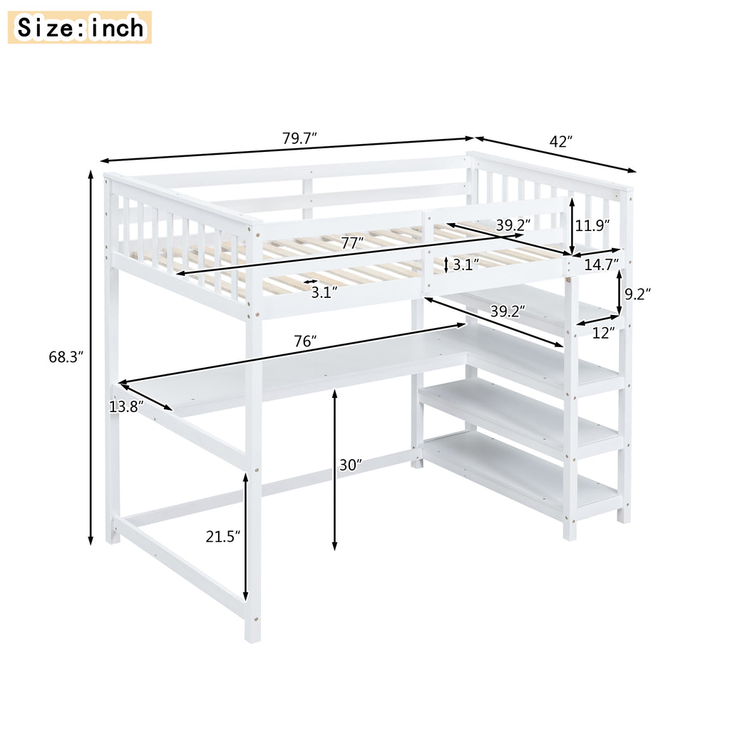 Twin Size Loft Bed